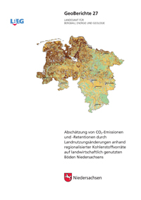 Abschätzung von CO2-Emissionen und -Retentionen durch Landnutzungsänderungen anhand regionalisierter Kohlenstoffvorräte auf landwirtschaftlich genutzten Böden Niedersachsens.