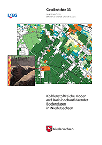 Kohlenstoffreiche Böden auf Basis hochauflösender Bodendaten in Niedersachsen.